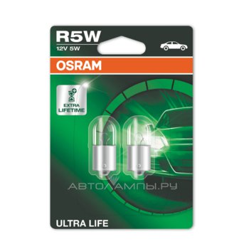 R5W 12V-5W (BA15s) (.  ) Ultra Life ( 2.) 5007ULT-02B