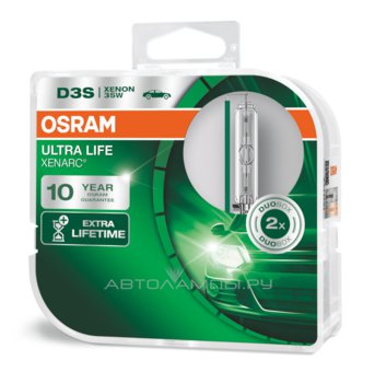 D3S 42V-35W (PK32d-5)  4350K Xenarc Ultra Life (2.) (Osram) 66340ULT-HCB