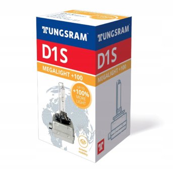 D1S 85V-35W (PK32d-2)  4600K Xensation Megalight +100 (Tungsram) 93093630 53620CMU B1